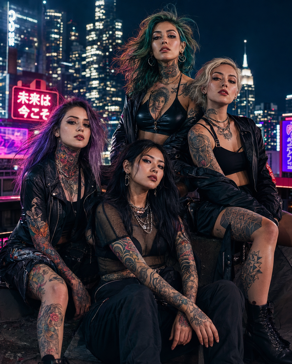Neon Rooftop