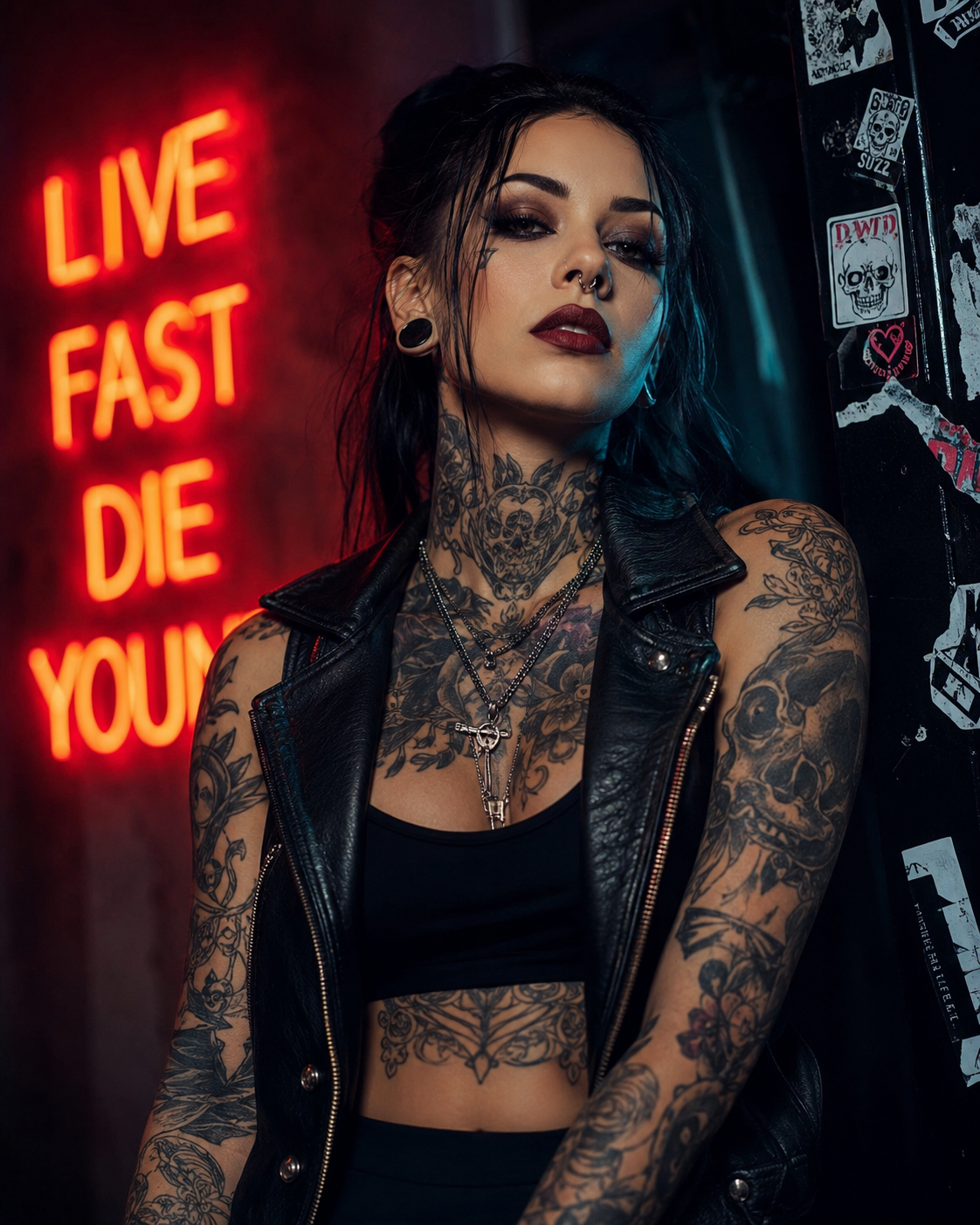 Neon Portrait